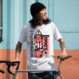 Workout sinds de jaren 1990 in Los Angeles grafisc T-shirt