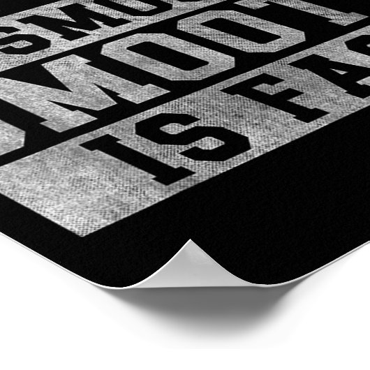 Workout Slow Is Smooth, Sitive Quote Motivational  Poster (Hoek)