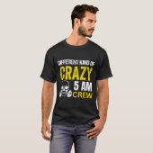 Workout Squad 5am Crew Funny Gym Workout Quote  T-shirt (Voorkant volledig)