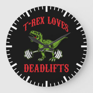 Workout - T-Rex houdt van Deadlifts - Bodybuilding Grote Klok