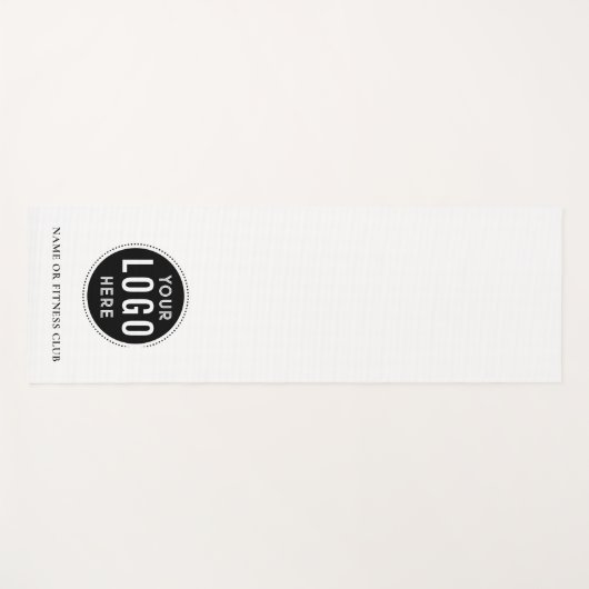 Workout voor zakelijke Logo-Sjabloon Yogamat (Voorkant (horizontaal))