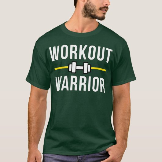 Workout Warrior 70s retro T-shirt (Voorkant)