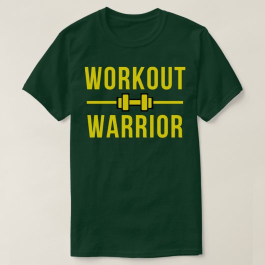 Workout Warrior Training T-shirt (Design voorkant)