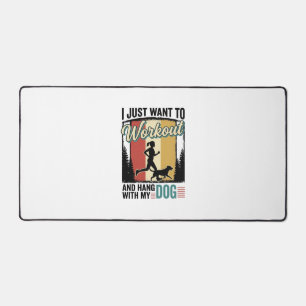 Workout With My Dog Vintage Running Shirt Design_1 Bureaumat