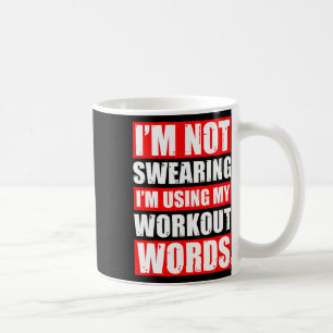 Workout Woorden Gewicht Sport Gym Grappig Bodybuil Koffiemok