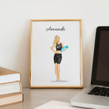 workout, yoga, mode illustratie