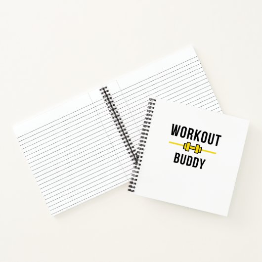 Workoutmaatje Notitieboek (Binnen)