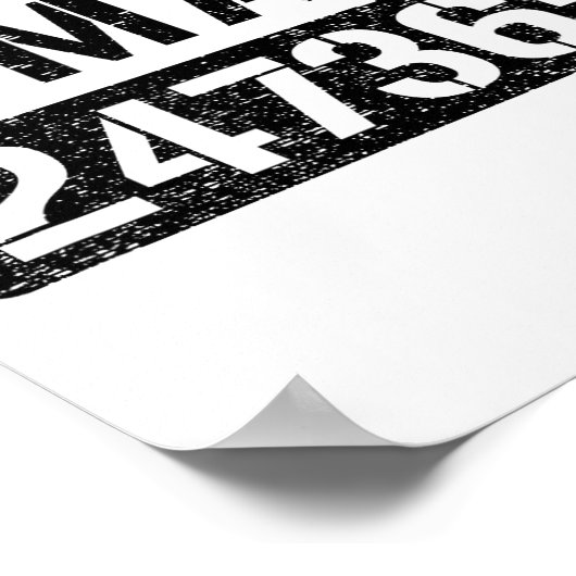 Workplace Worker Prisoner Inmate Halloween Costume Poster (Hoek)