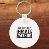 Workplace Worker Prisoner Inmate Halloween Costume Sleutelhanger (Voorkant)