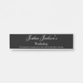 Workshop Aantoonnaam Bord naamplaat deurteken (Voorkant)