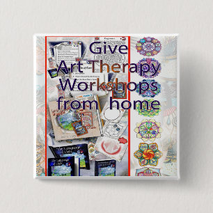 Workshop-Button Vierkante Button 5,1 Cm