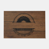 Workshop Doormat, aangepaste workshop Sign Deurmat (Voorkant)