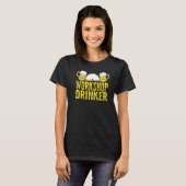 Workshop Drinker Job Houtwerker T-shirt (Voorkant volledig)