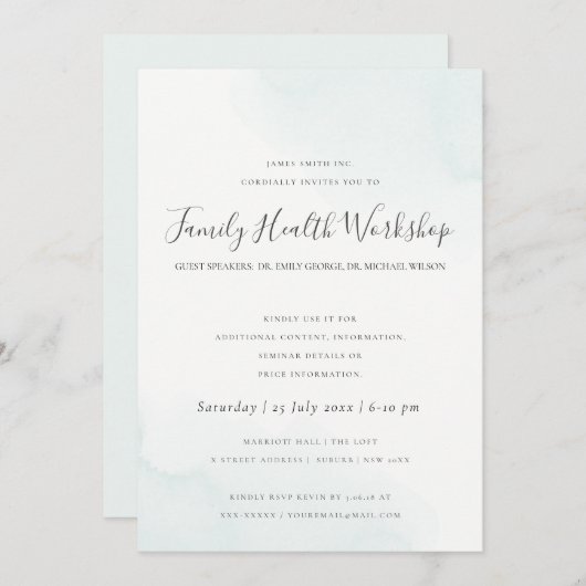 WORKSHOP EVENT MET WATERVERF EN KWASTSTREKEN IN ST KAART (Voorkant / Achterkant)