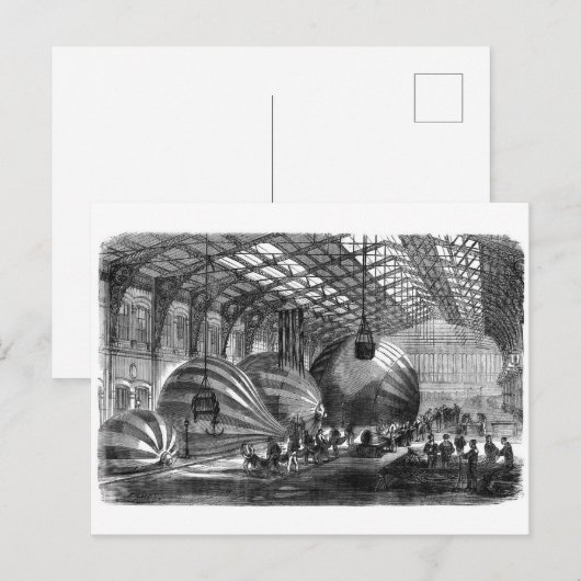 Workshop for the Manufacture of Mail Balloons Briefkaart (Voorkant / Achterkant)