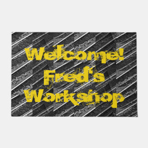 Workshop Garage Industrial CUSTOM Large Doormat Deurmat