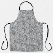 Workshop grijs diamant Bord Schort (Voorkant)