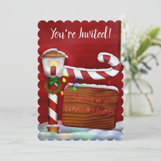 Workshop Kerstfeest Whimsey Kaart (Staand voorkant)