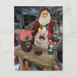 Workshop-Kerstman Briefkaart