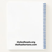 Workshop-laptop van schrijver notitieboek (Achterkant)