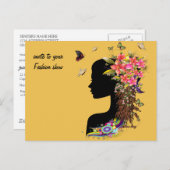 Workshop Mode voor dames Fantasy Briefkaart (Voorkant / Achterkant)