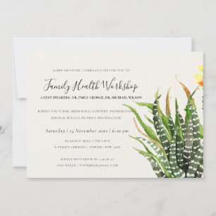 WORKSHOP MODERN DESERT CACTUS WATERVERF KAART