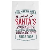 Workshop Noordpool Santa Klein Cadeauzakje (Achterkant)