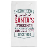 Workshop Noordpool Santa Klein Cadeauzakje (Voorkant)