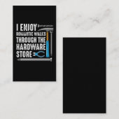 Workshop over hardware-winkel voor ambachtslieden visitekaartje (Voorkant / Achterkant)