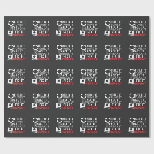 Workshop over machinetuner enthousiast autotuner cadeaupapier (Vlak)