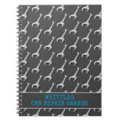 Workshop over Silver Spanners Auto Mechanic Garage Notitieboek (Voorkant)