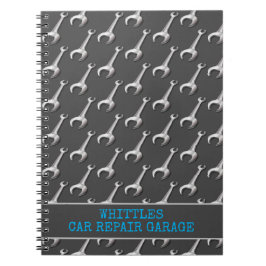 Workshop over Silver Spanners Auto Mechanic Garage Notitieboek