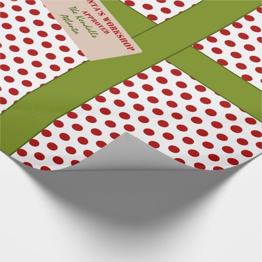 Workshop Red Dot Santa op maat Cadeaupapier (Hoek)