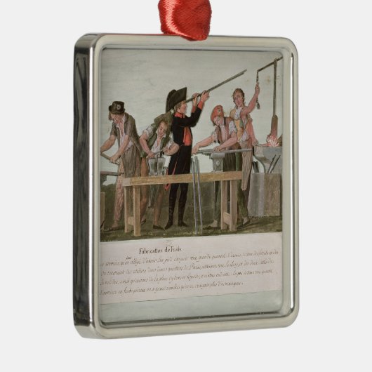 Workshop Rifle Makers, 1793 Metalen Ornament (Rechts)