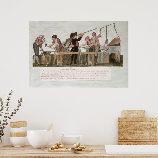 Workshop Rifle Makers, 1793 Poster (Keuken)