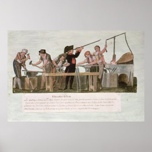 Workshop Rifle Makers, 1793 Poster (Voorkant)