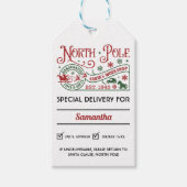 Workshop Santas Cadeaulabel (Voorkant)