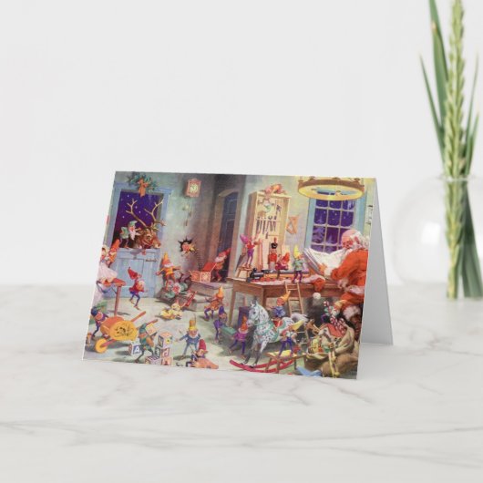 Workshop Santas Feestdagen Kaart (Voorkant)