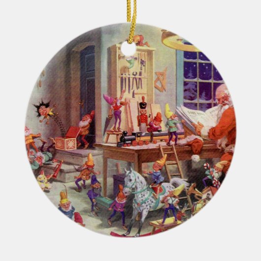 Workshop Santas Keramisch Ornament (Voorkant)