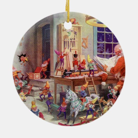 Workshop Santas Keramisch Ornament (Achterkant)