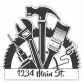 Workshop-sticker postvak sticker (Voorkant)