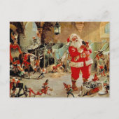 Workshop van de Kerstman Briefkaart (Voorkant)