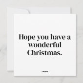 Workshop van de Kerstman | Prettige feestdagen €? Feestdagenkaart (Achterkant)