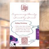 Workshop voor empowering van schoonheid raamsticker (Vel 2)