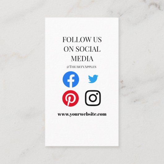 Workshop wol visitekaartje (Achterkant)