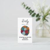 Workshop wol visitekaartje (Staand voorkant)