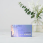 WORKSKAART EN NUAGE VISITEKAARTJE (Staand voorkant)