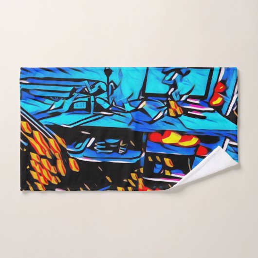 Workspace Lunch Art Bad Handdoek (Handdoek)