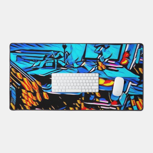 Workspace Lunch Art Bureaumat (Keyboard & Muis)