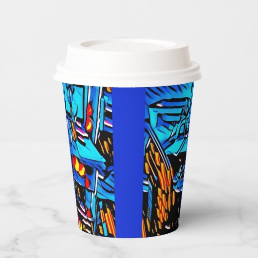 Workspace Lunch Art Papieren Bekers (Links)